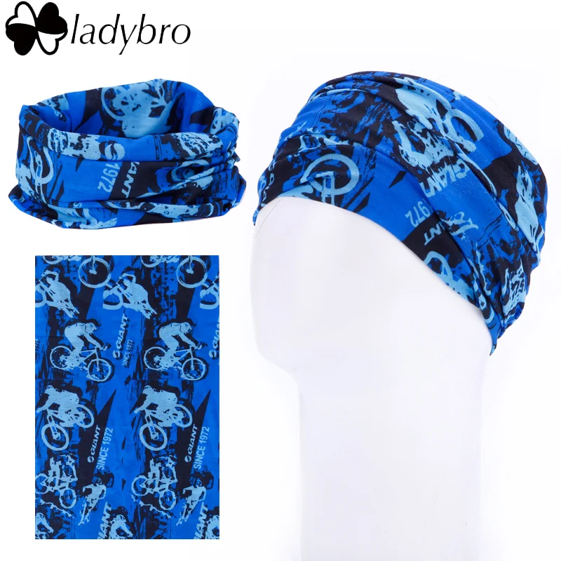Женский Бесшовный шарф Ladybro многофункциональная бандана для головы 18 цветов |