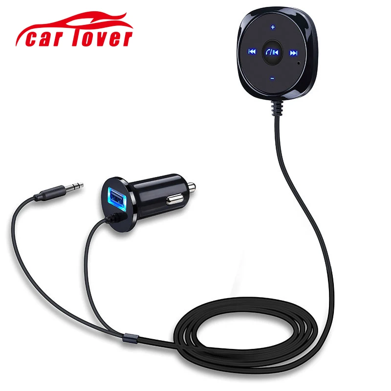 Магнитная база громкой связи Bluetooth автомобильный комплект MP3 A2DP 3 5 мм AUX аудио