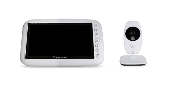 camera and monitor 7 дюймов цифровой детский монитор видео Babyfoon Met камера 2,4 ГГц инфракрасное ночное видение температура обнаружения электронная няня - Цвет: camera and monitor