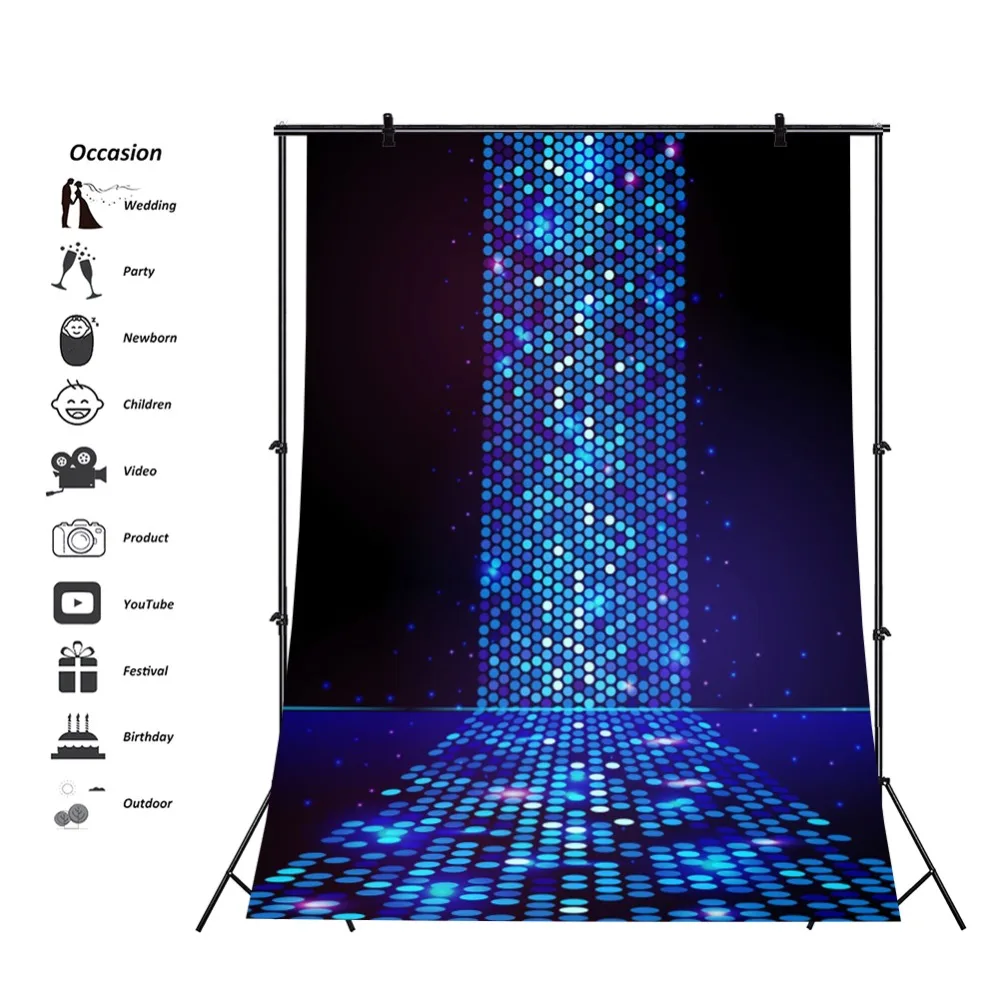 Laeacco Starry Light Bokeh Wall Baby Portrait Stage Scenic Photography Backgrounds Photographic Vinyl Backdrops For Photo Studio |