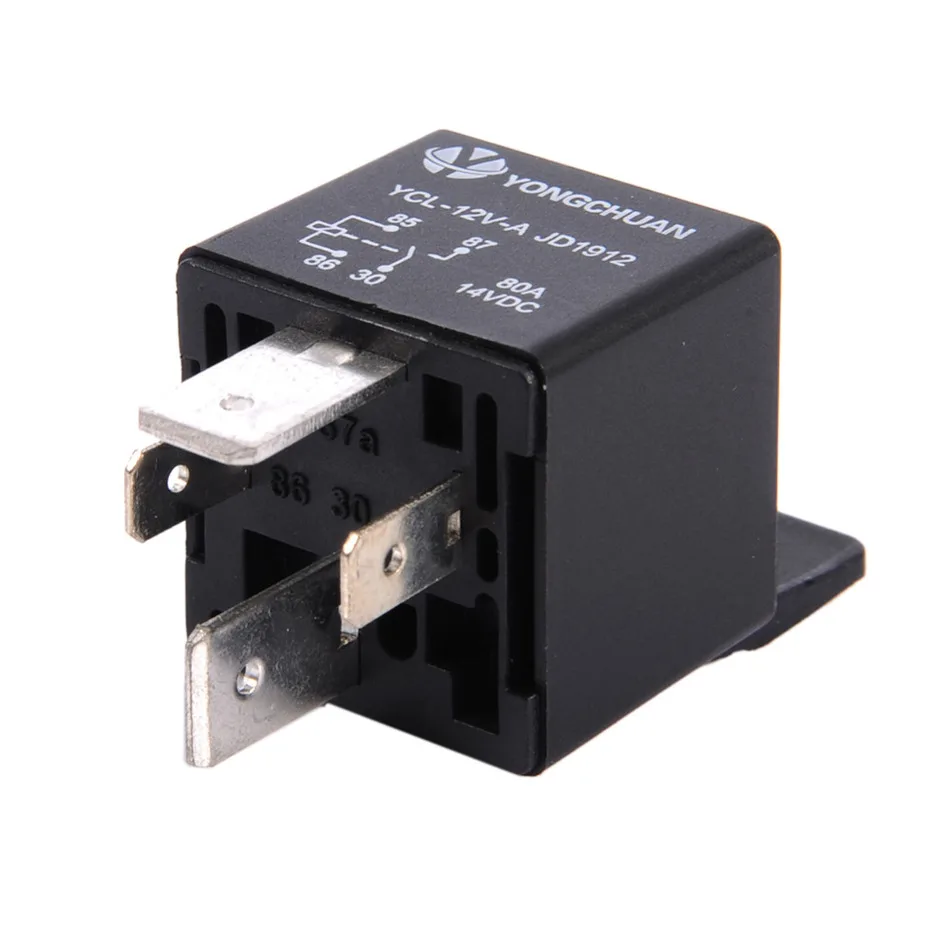 Толстые булавки 12 В 80А на самом деле известный RGL все латунные контакты 4 Pin авто