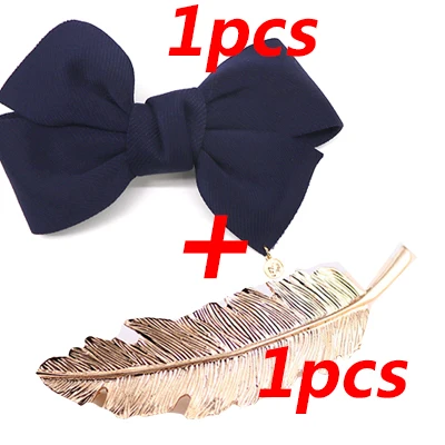 2PCS Style 17 Заколки для волос для девочек, женские заколки в форме листа для девочек, заколка для волос, заколка для волос, украшение для волос, аксессуары для волос для женщин - Цвет: 2PCS Style 17