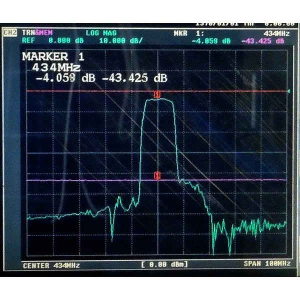 

AMP-433es 433MHz High Gain Amplifier Low Noise LNA Builtin Limiter SAW Filter