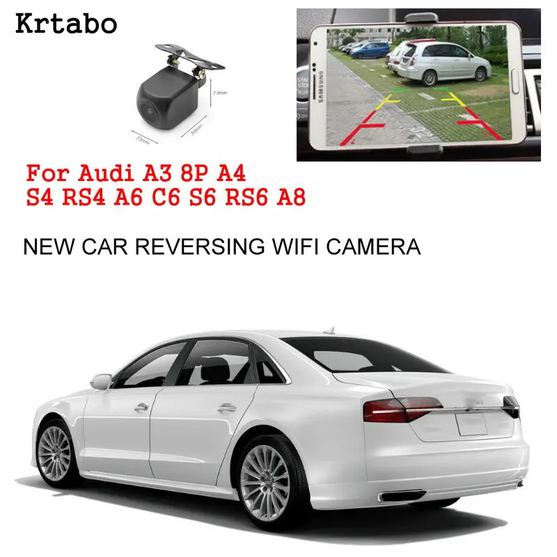 

Car Wireless Rear Cam For Audi A3 8P A4 S4 RS4 A6 C6 S6 RS6 A8 Reversing Camera HD CCD Night Vision Waterproof High Quality