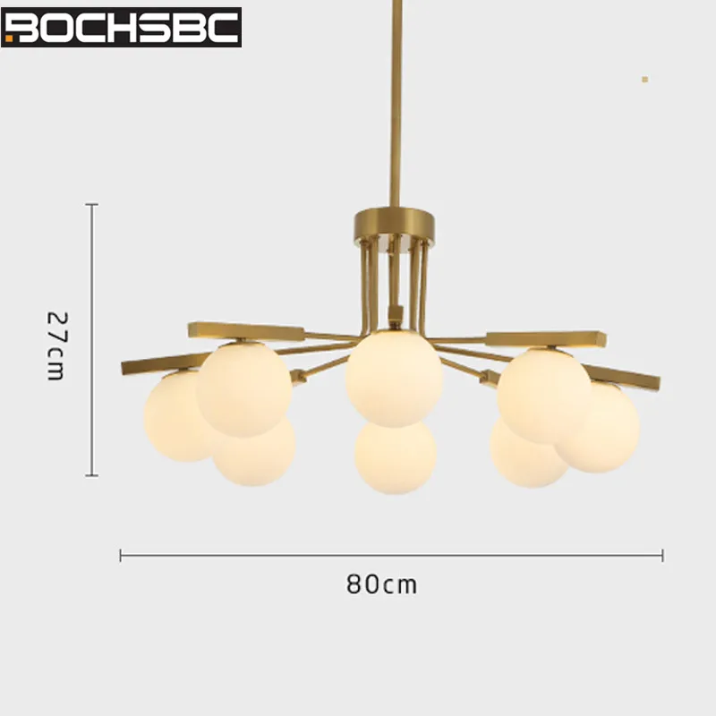 BOCHSBC стеклянный абажур подвесные лампы для столовой гостиной подвеска