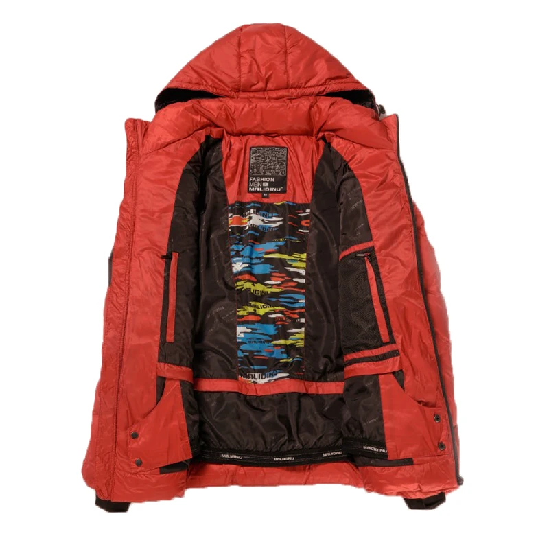 MALIDINU 2022 Down Jacket Men Warm Winter Down Coat Brand 70%White Duck Down Winter Thick Parka Jacket Man Down Jackets Sport