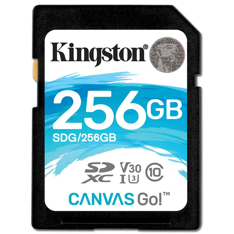Бесплатная доставка оригинальный kingston 128 ГБ SD Card 64 карты памяти 256 Tarjeta sd Class10 U3 4 К 32