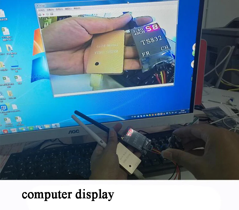 5 8G FPV Android Telefone Fixo приемник Компьютерная камера телефон Дисплей Набор для