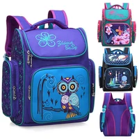 2019 children school backpack for boys animal owl knapsack girls butterfly backpacks kids satchel space school bags grade 1 6