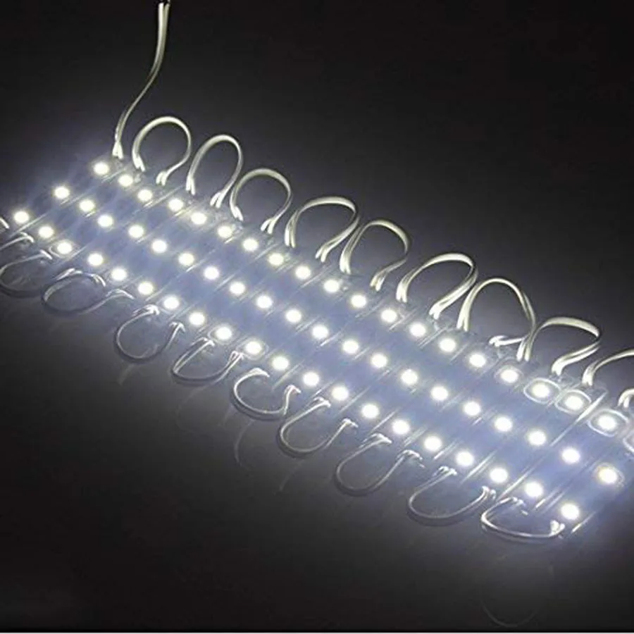 100 шт./лот вход DC12V RGB IP68 цветной водонепроницаемый светодиодный модуль SMD 5050