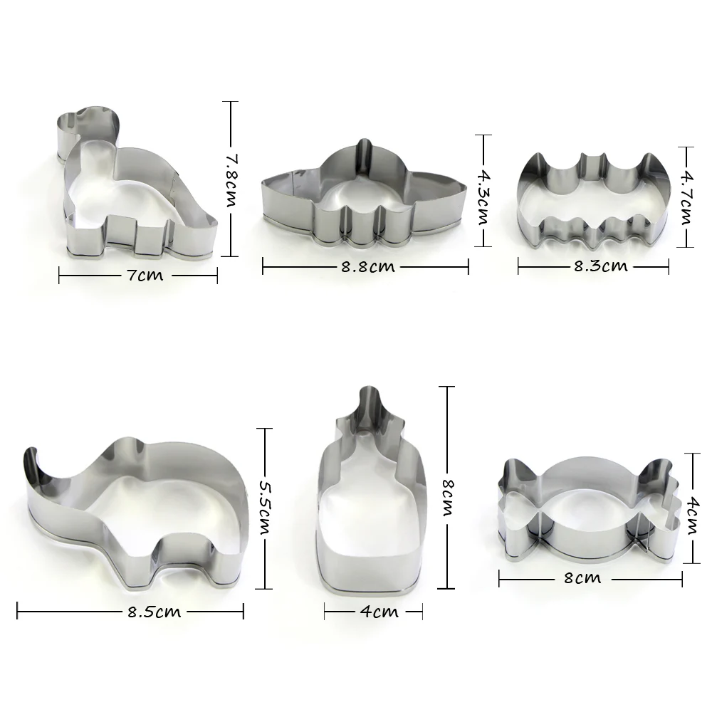 Форма для печенья в виде динозавра из нержавеющей стали форма слона конфет