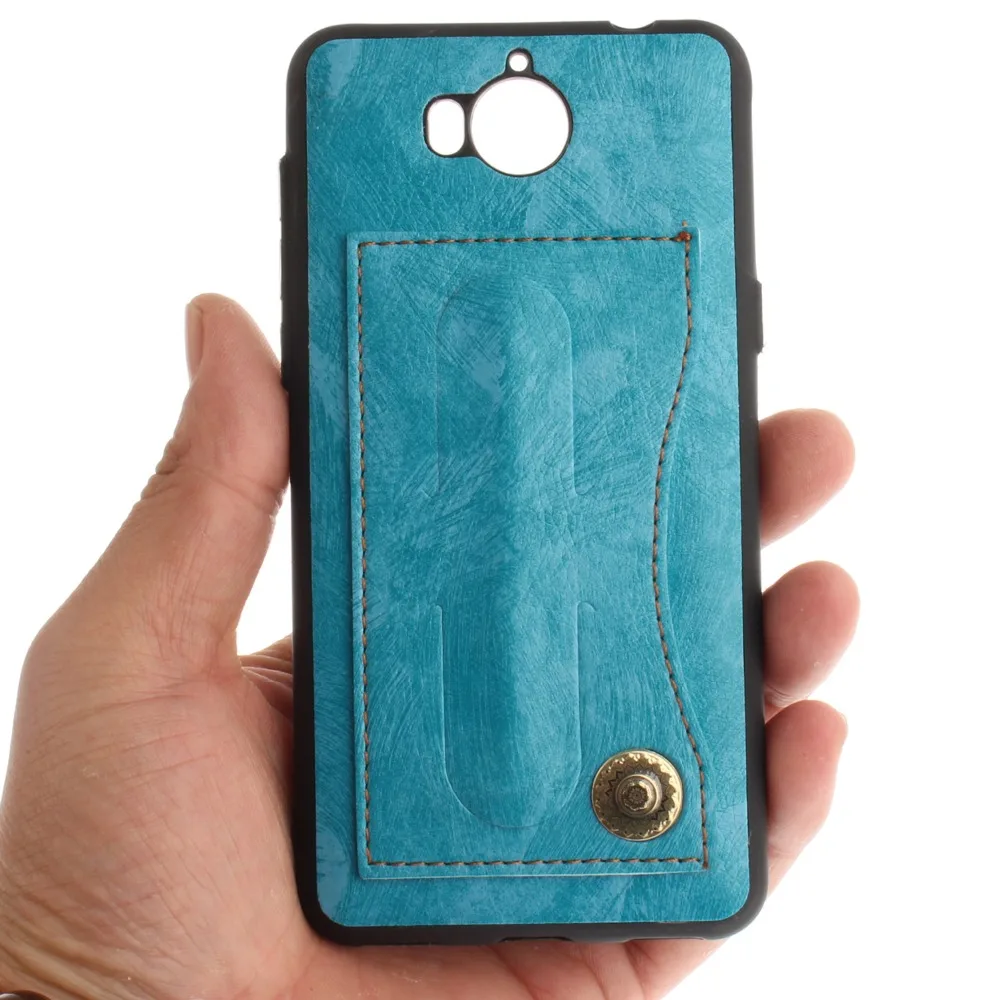 TIPFLY Stand Card Slot Fundas For Huawei Y5 2017 Soft TPU Kickstand Function Back Cover for Y6 Phone Case Capa |