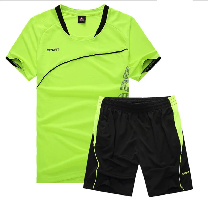 Для мужчин спортивный костюм повседневные футболки костюмы s футболка + шорты