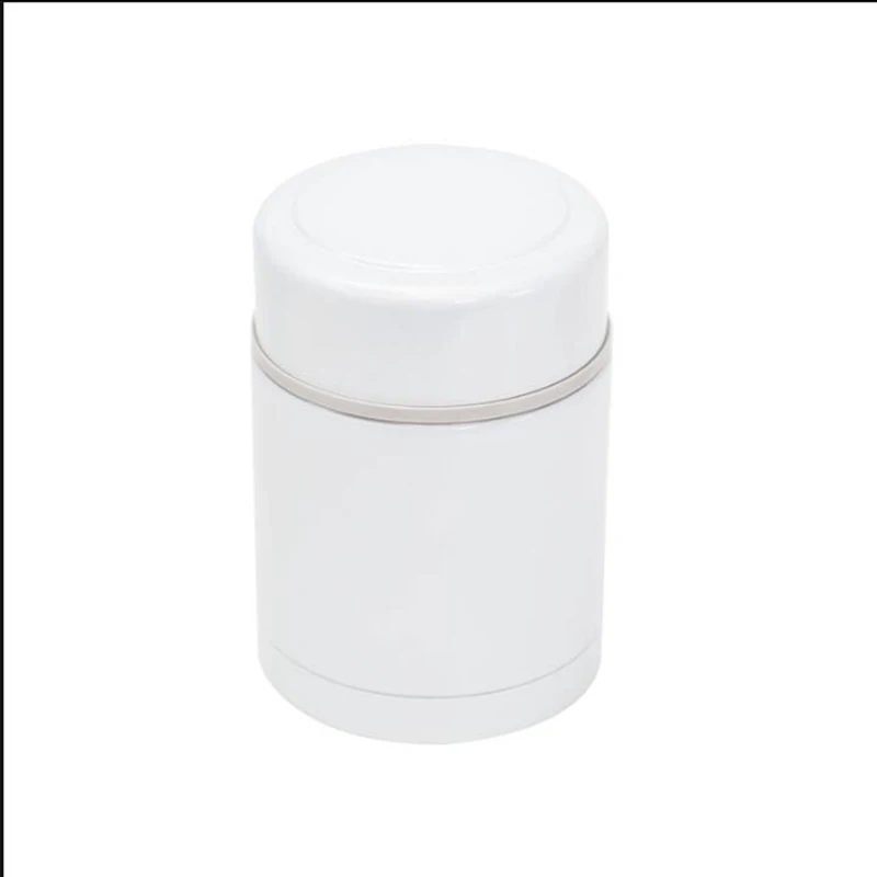 Белый 400ml Mini Small Vacuum 304 Stainless Steel Lunch Box Thermal Insulation Leak proof Soup Food Container Kids Student Bento Box - Цвет: Белый