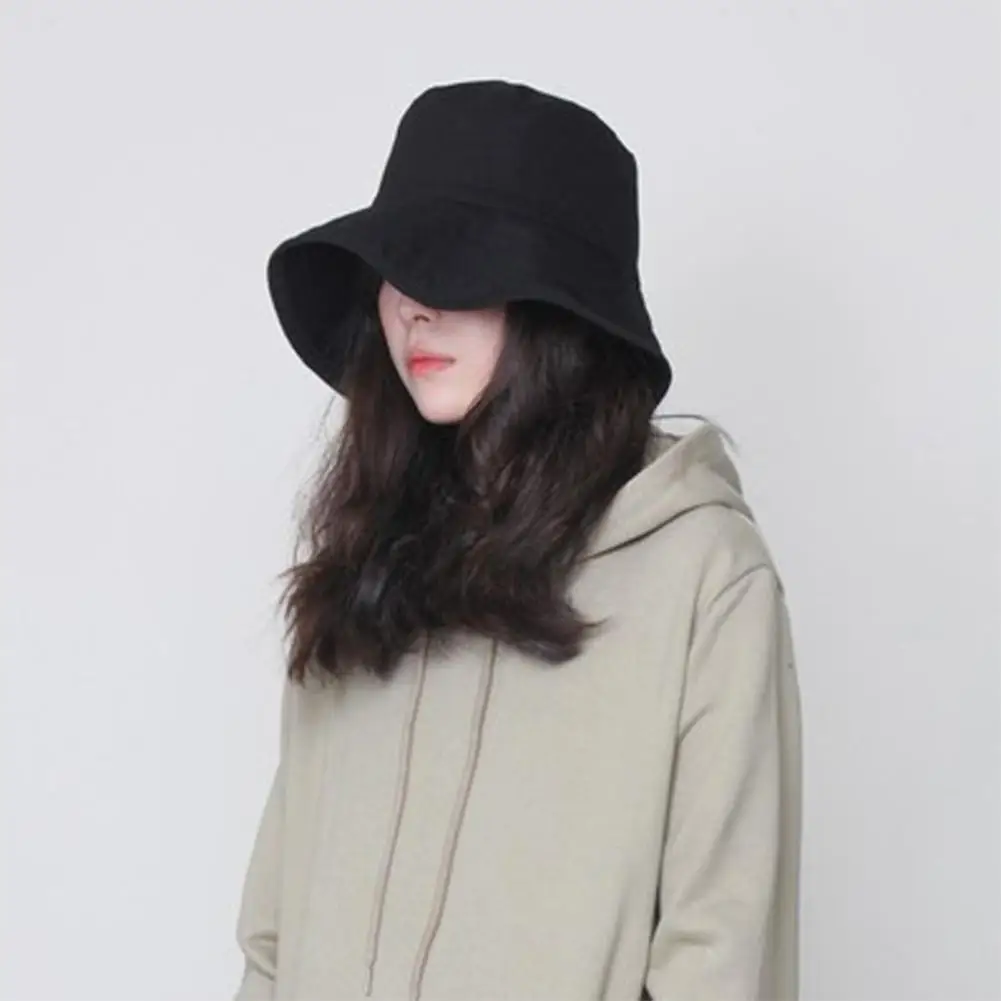 HobbyLane женские летние однотонные дышащие шляпы с большим краем и защитой от