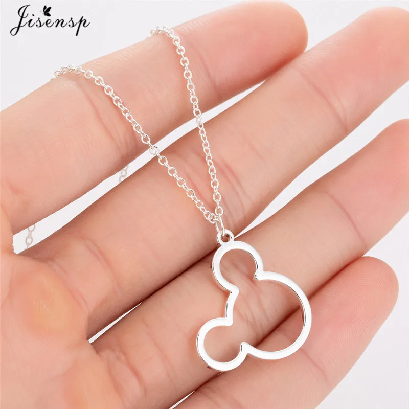Jisensp Bijoux 2018 Модное Длинное колье с Микки эффектные ювелирные изделия милые