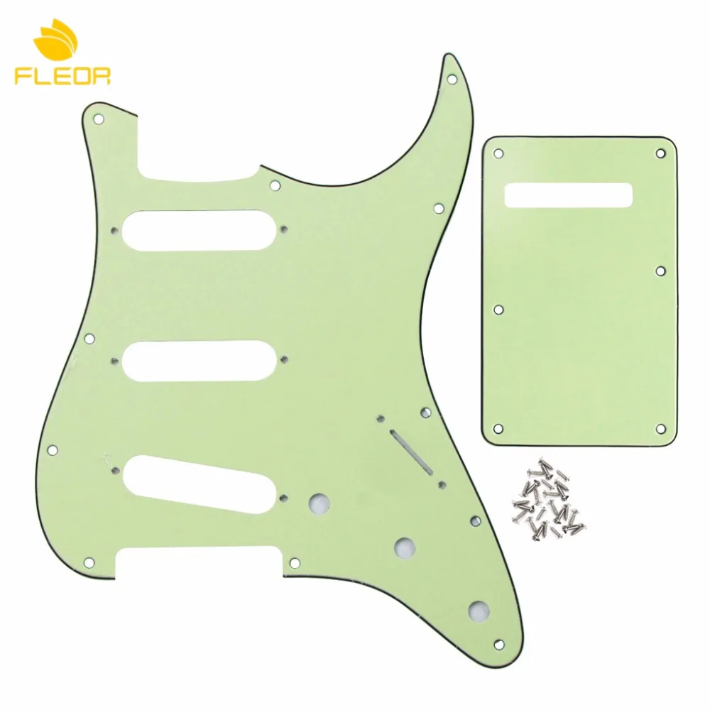 FLEOR стандартная американская электрическая гитара с 11 отверстиями накладка на