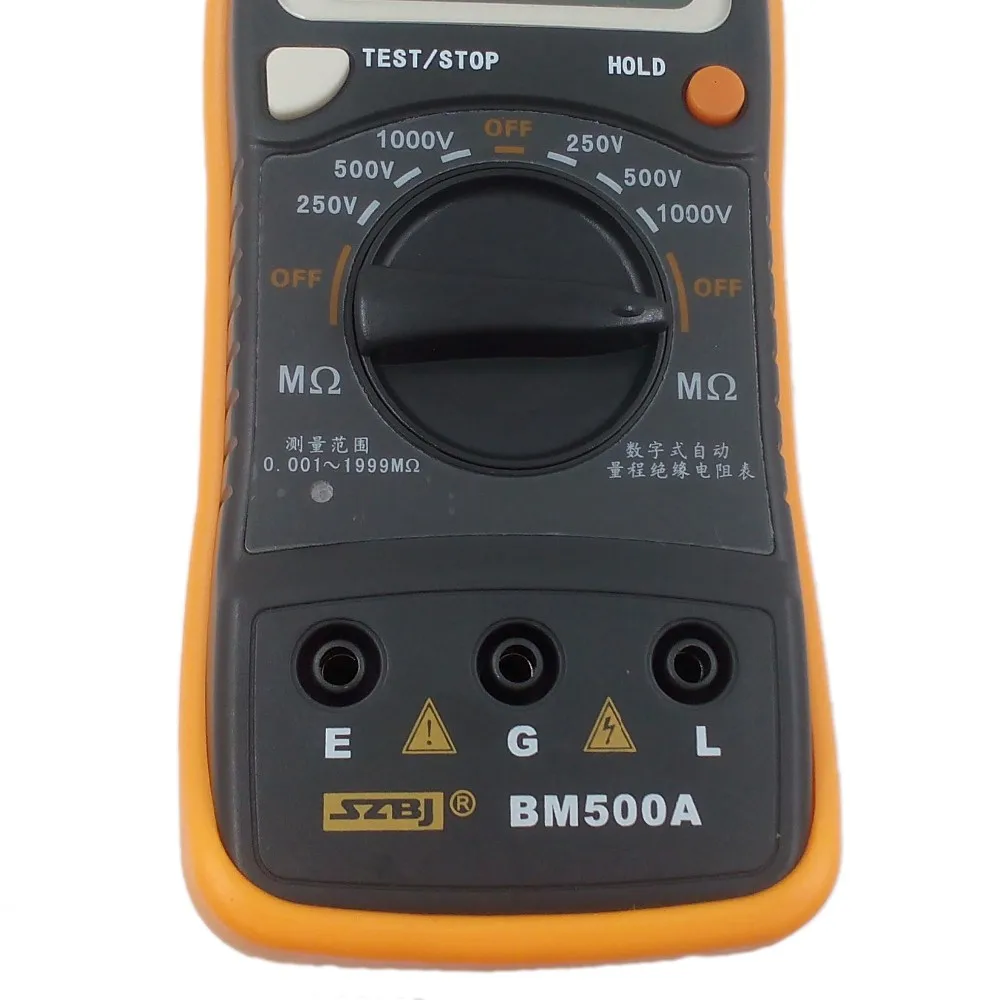 Цифровой тестер сопротивления изоляции BM500A 1000 В 1999 м мегомметр Мегаомметр|insulation
