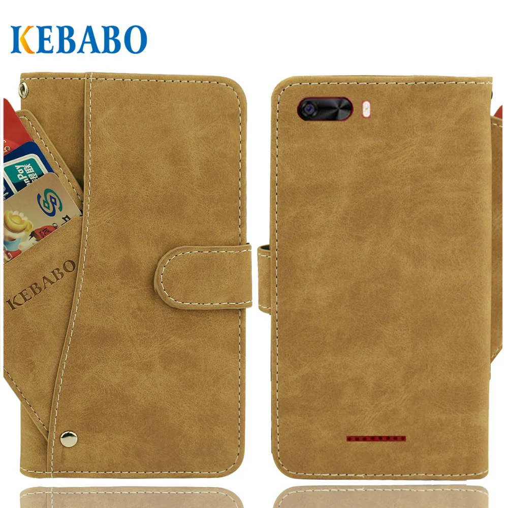 

Leather Wallet BQ BQ-5508L Next LTE Case 5.45" Flip Vintage Leather Front Card Slots Cases Cover Business Phone Protective Bags