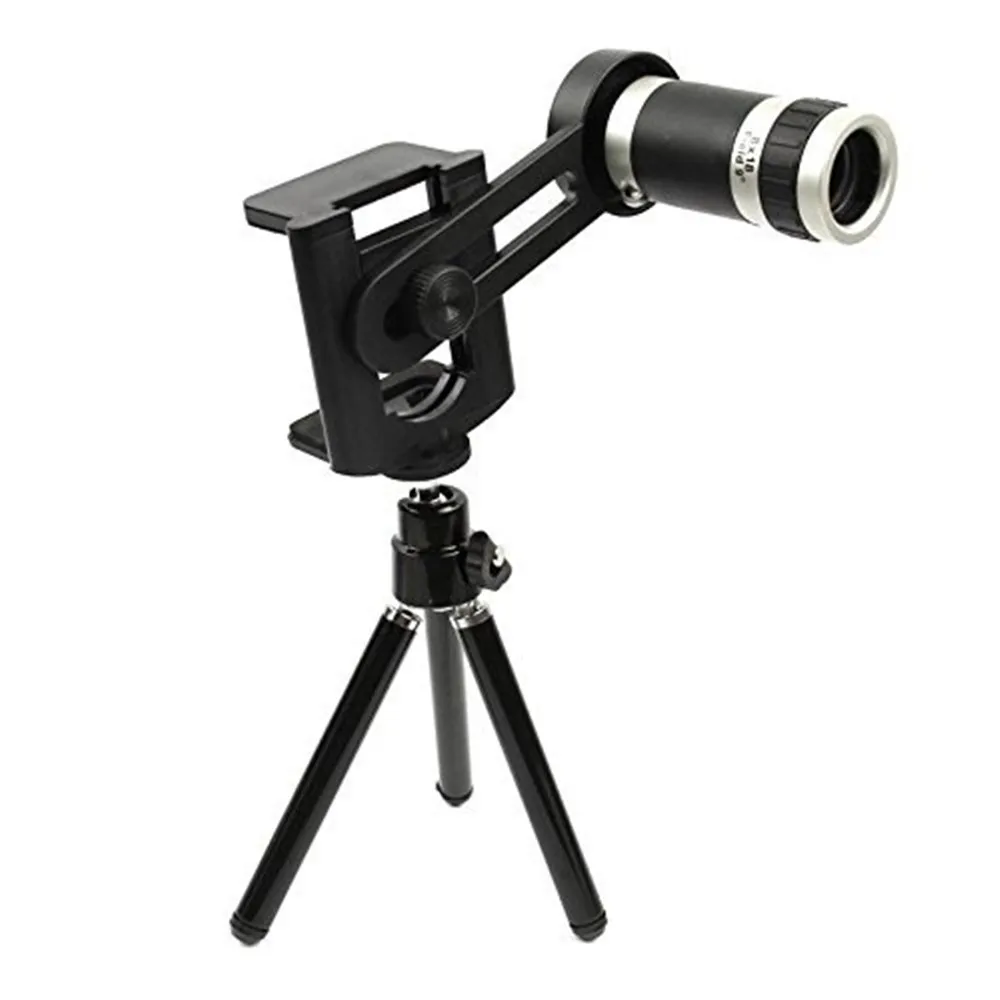 

smart phone holder with tripod universal bracket telephoto adapter