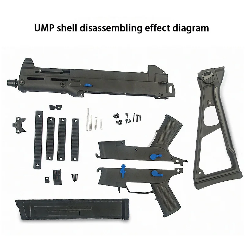 Для активного отдыха нейлоновый материал UMP45 Нижняя поставка пулевидный водяной пистолет UMP45 Электрический Непрерывный водяной пулевидный пистолет для волос