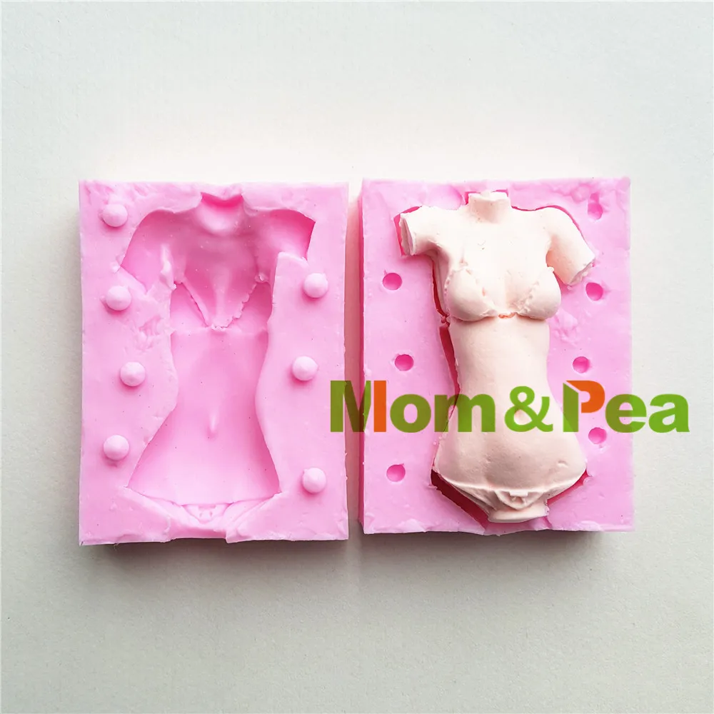 Силиконовая форма для украшения торта в форме женского тела Mom &amp Pea MPA1656 | Дом и