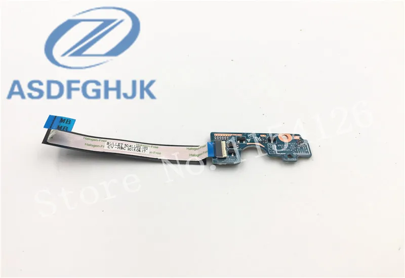 Placa de Interruptor 128621 para hp para Elitebook Folio 1040 g2 com Abertura de Placa 48.4lu00.011 Bota Pequena 100% Trabalho Perfeito Cabos de computador e conectores