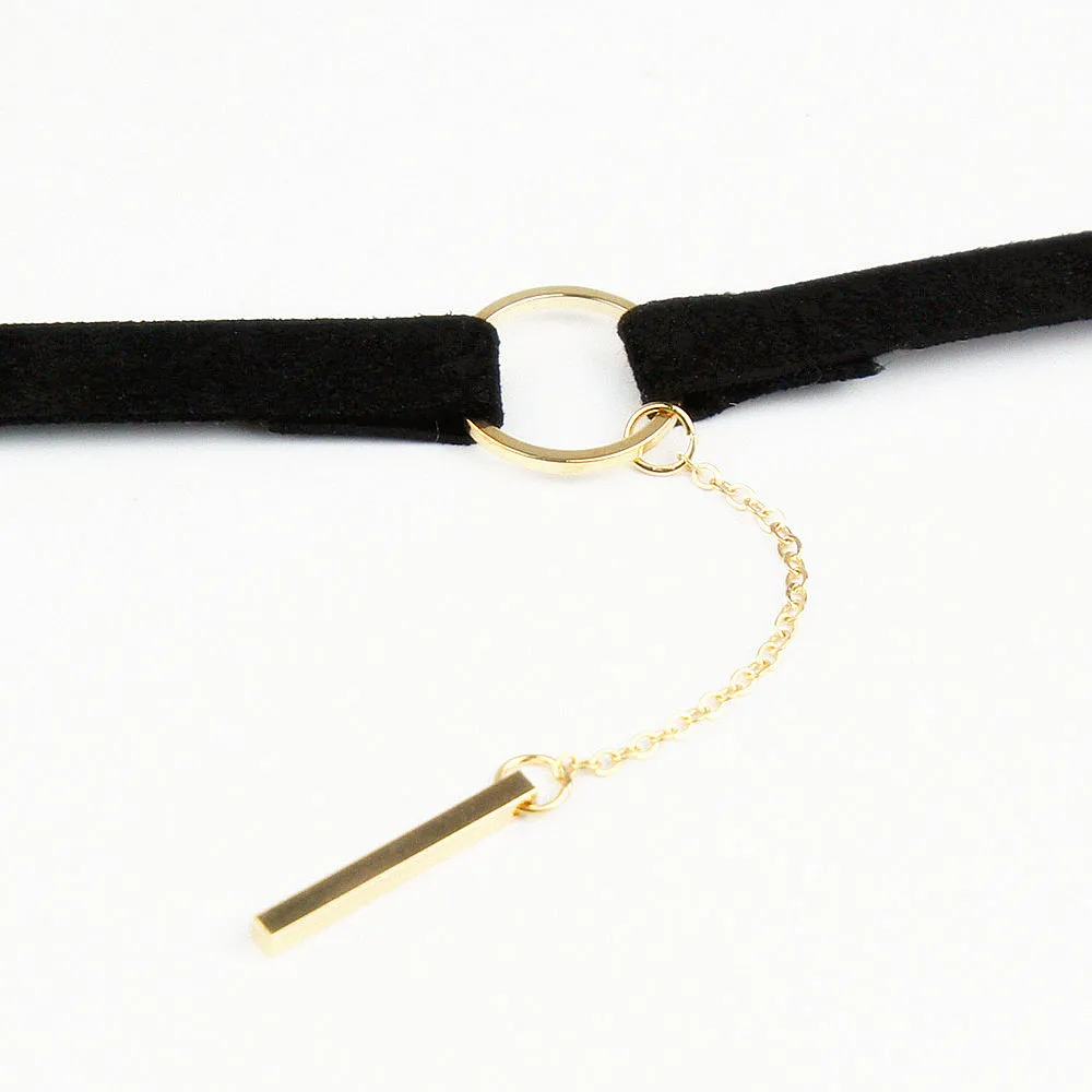 X178 черное кожаное ожерелье для женщин и девушек модное ювелирное изделие