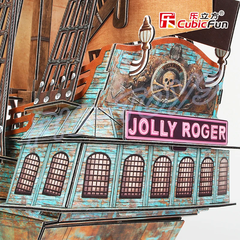 Высококачественный подарок 3D Пазлы Джелли Роджер модель корабля сделай сам