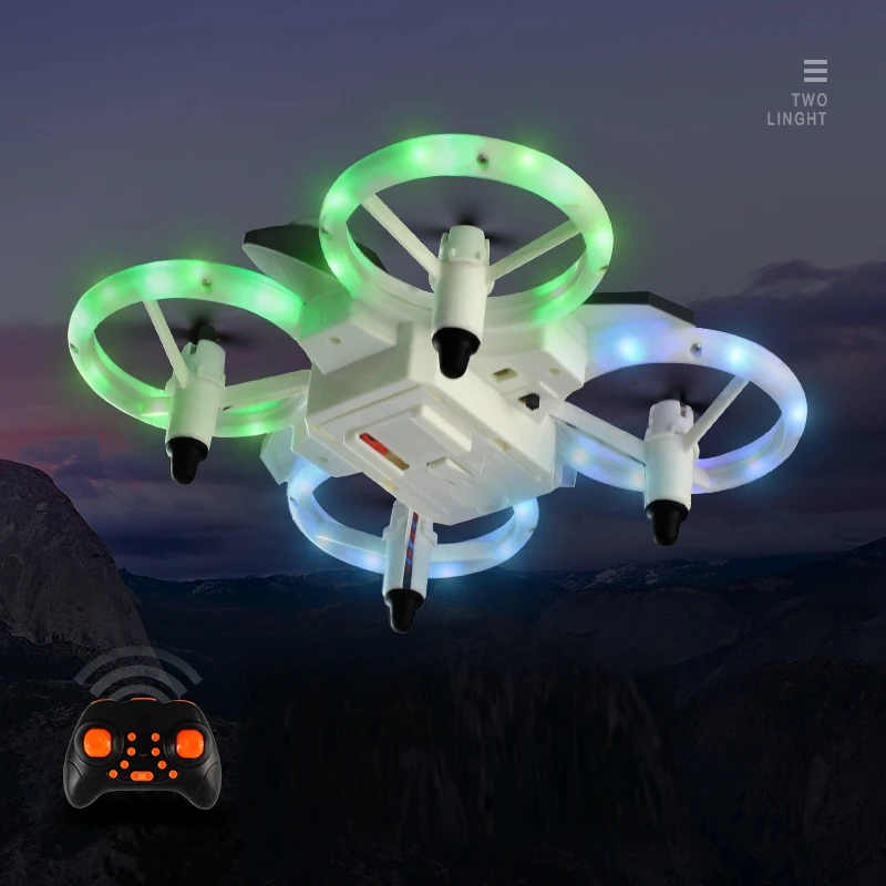 JJRC HY158 мини Дрон Altitute Hold Квадрокоптер с гироскопом ночник RC вертолет 2 4 г 6 оси