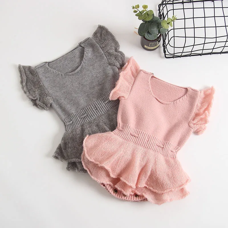 2019 весенне осеннее боди для маленьких девочек с кружевными рукавами кавайная