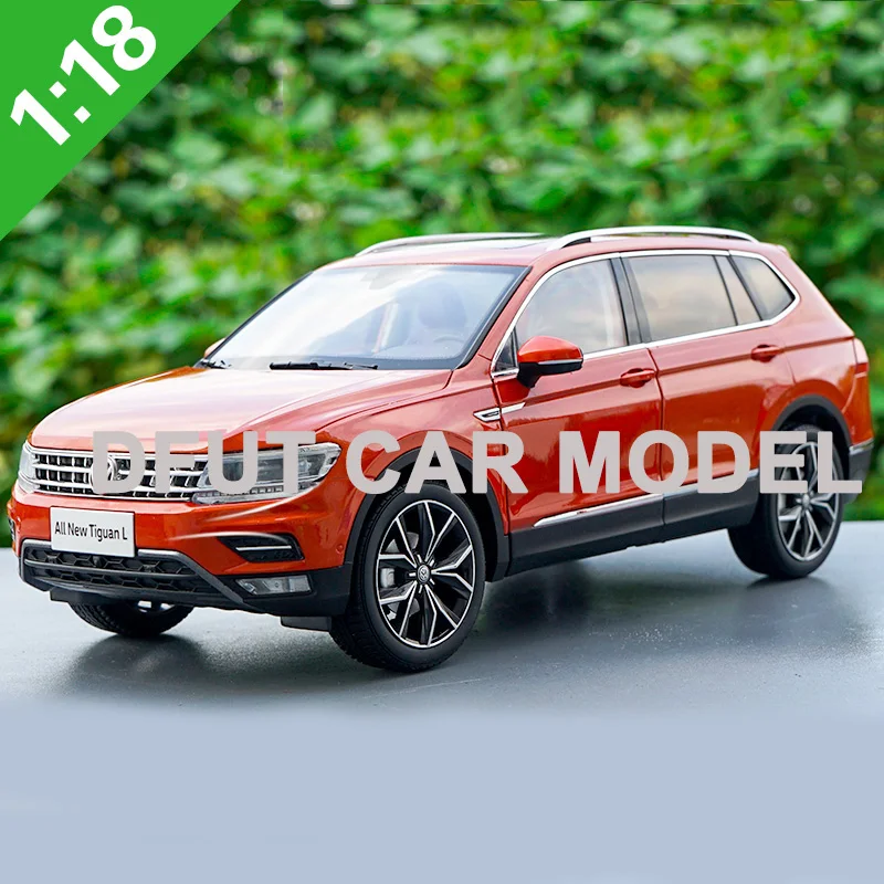 Литая 1:18 игрушка из сплава, модель спортивного автомобиля TIGUAN L, детские игрушечные машинки, оригинальные авторизованные подлинные детские игрушки, подарок
