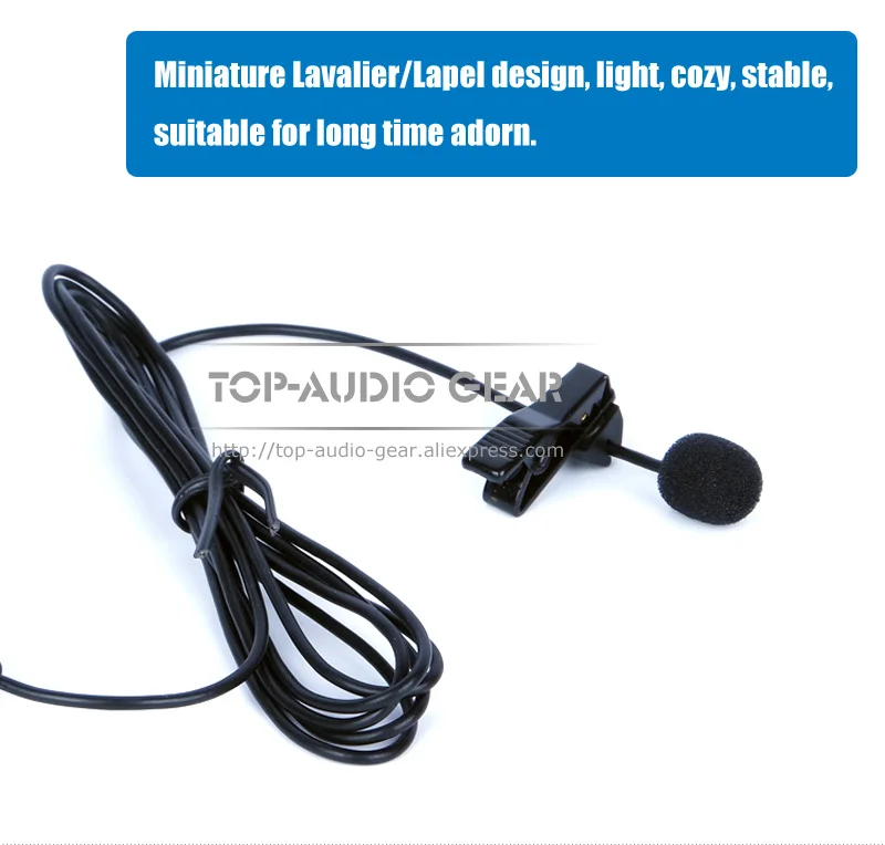 Высокое качество 3 5 мм разъем зажим для галстука отворот Lavalier Yaka Mikrofonu Microfone Microfono