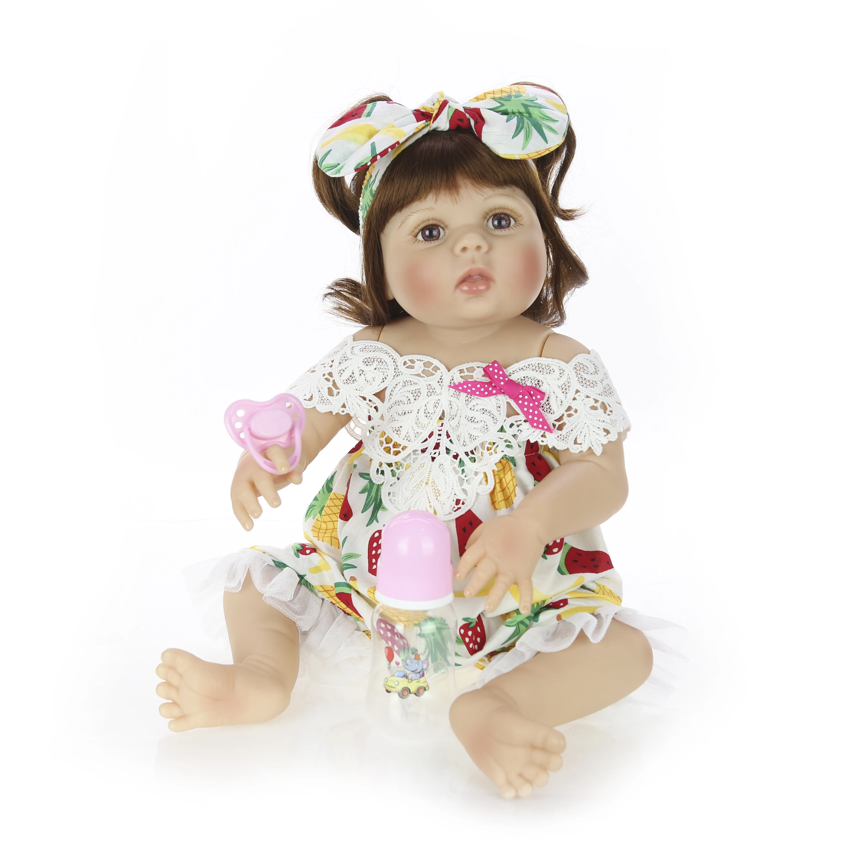 KEIUMI Reborn Baby Dolls 23 дюйма полностью силиконовый виниловый корпус 57 см реалистичный