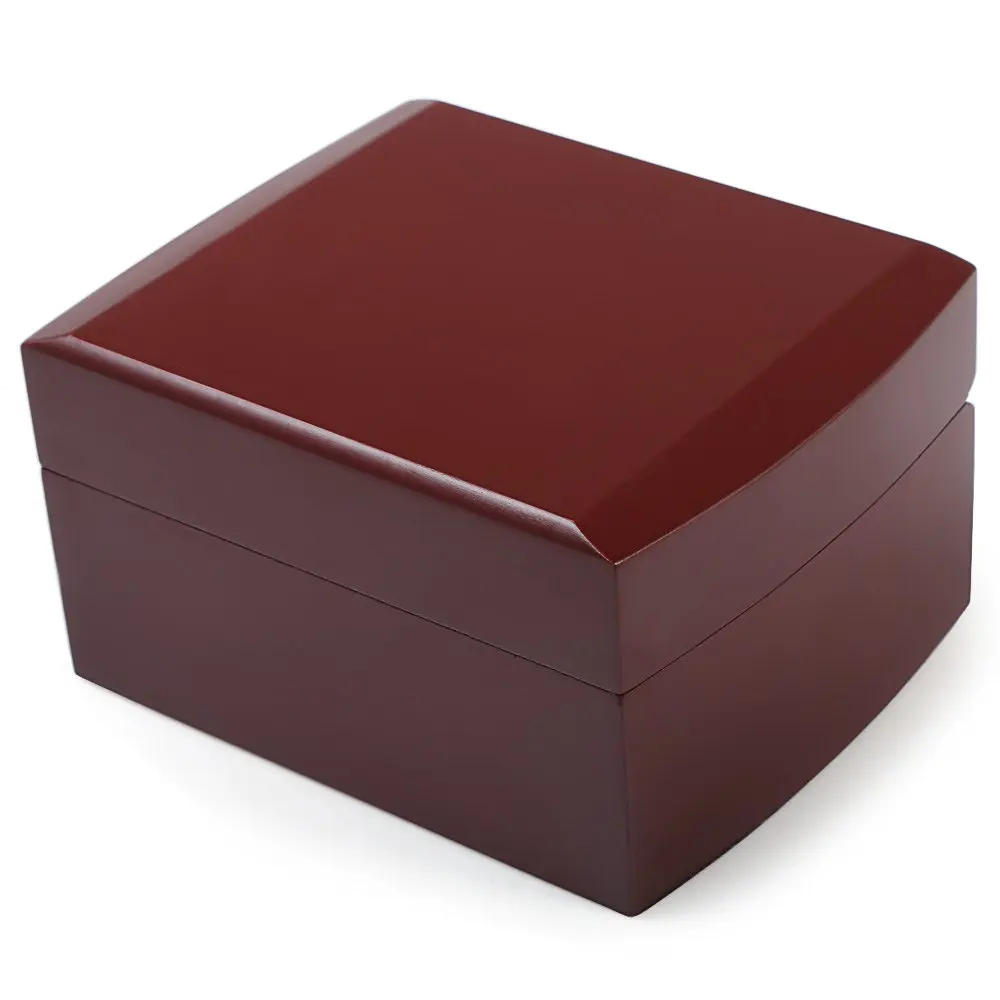 Горячие Продажи Элегантный Коричневый Деревянный Корпус Часов Раскладушка