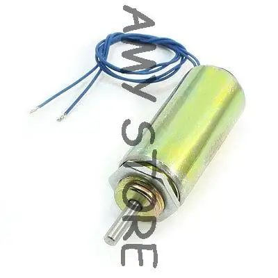 Электромагнит двухконтактный, 12 В, 24 В, 19 Вт, 250 Н, XRN-25x50T г/10 мм,