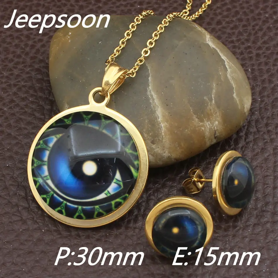 Newest Fashion Stainless Steel Jewelry pendant and earring sets For Women Wholesale SFX0022 |