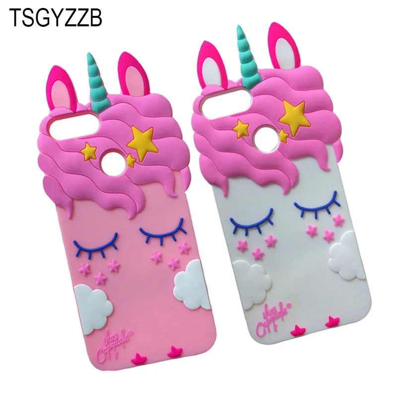 

For Huawei Honor 9 Lite Case Unicorn Horse Cartoon Soft Silicone Protective Back Cover For Huawei Honor 9lite Mobile Phone Cases