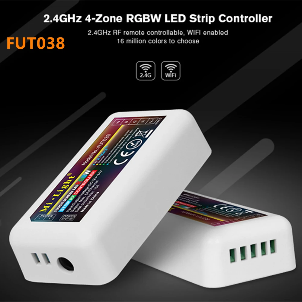 Mi светильник 2 4G 4 зоны FUT095 FUT096 RGB RGBW светодиодный кнопочный контроллер/сенсорный RF
