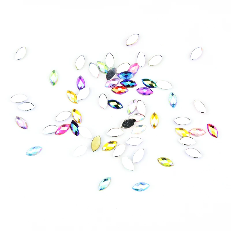 Blueness 12 блестящий цвет конский глаз дизайн акриловое колесо Блестящий горный