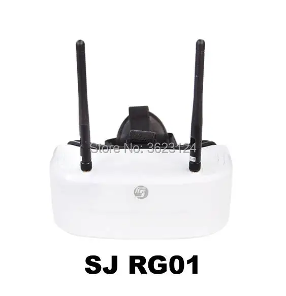 Фото SJ RG01 5 8G 48CH двойные дисплеи разнесенное Видео FPV очки с аккумулятором 3 7 V 1500mAh DVR для SJ RG01 5 8G 48CH двойные дисплеи разнесенное Видео FPV очки с аккумулятором 3 7 V 1500mAh DVR для