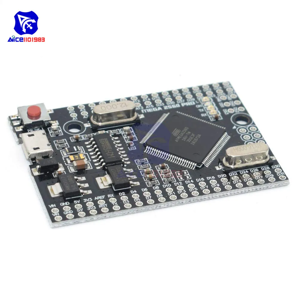 Плата разработки MEGA2560 PRO для Arduino ATmega2560 модуль расширения с разъемом Micro USB CH340G