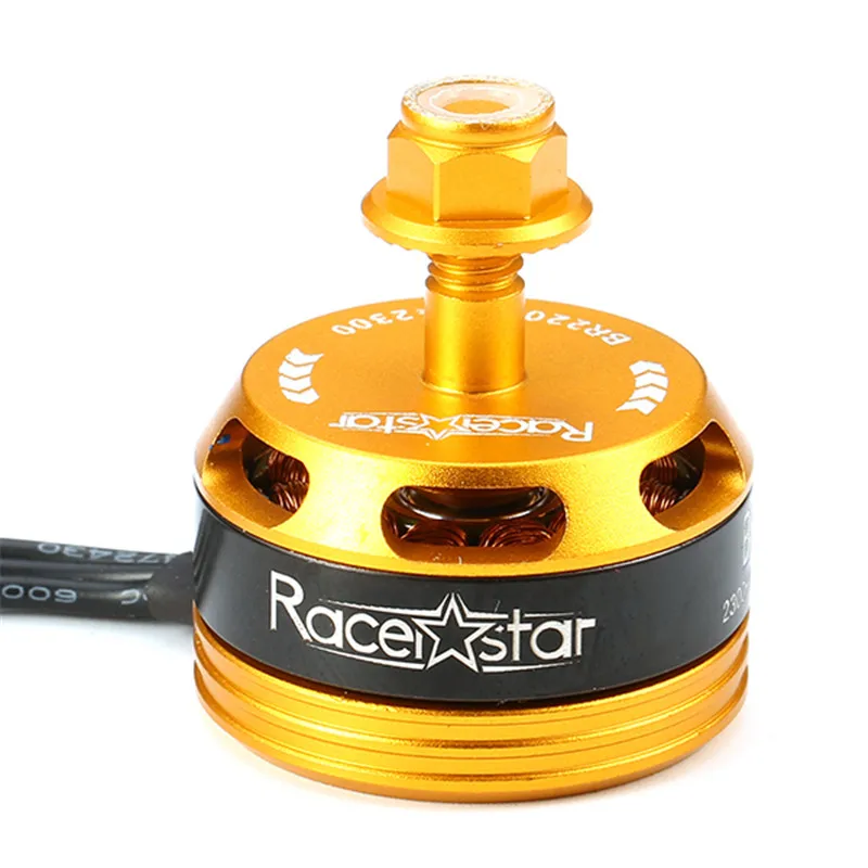 Racerstar Racing Edition 2205 BR2205 2300KV 2 4S бесщеточный мотор CW CCW желтый для QAV250 ZMR250 260 гоночный