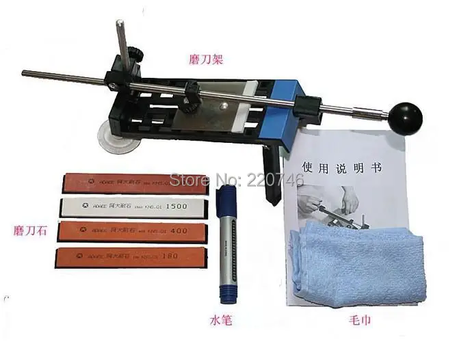 Professional Knife Sharpener Kitchen Sharpening system NEW Updated Fix Fixed Angle With 4pcs Stones | Дом и сад