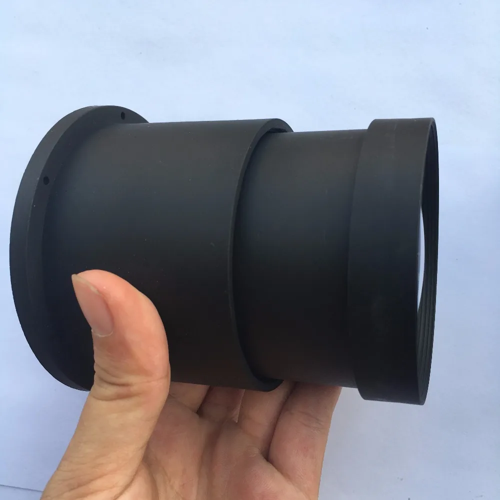 Светодиодный проектор DIY объектив F240mm фокусное расстояние объектив проектора домашнего киноконцертных объектив для 7-дюймовый ЖК-проектор