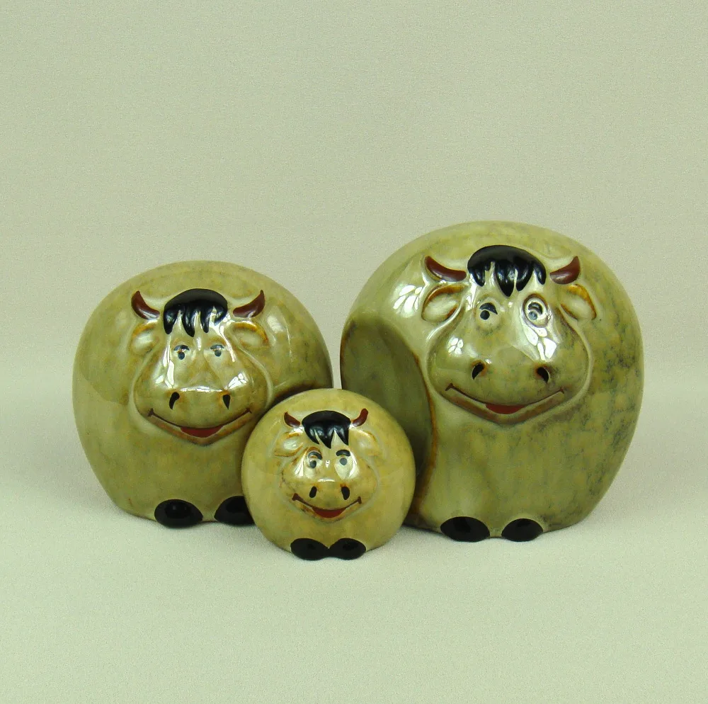 Модная фарфоровая миниатюрная декоративная абстрактная керамическая фигурка