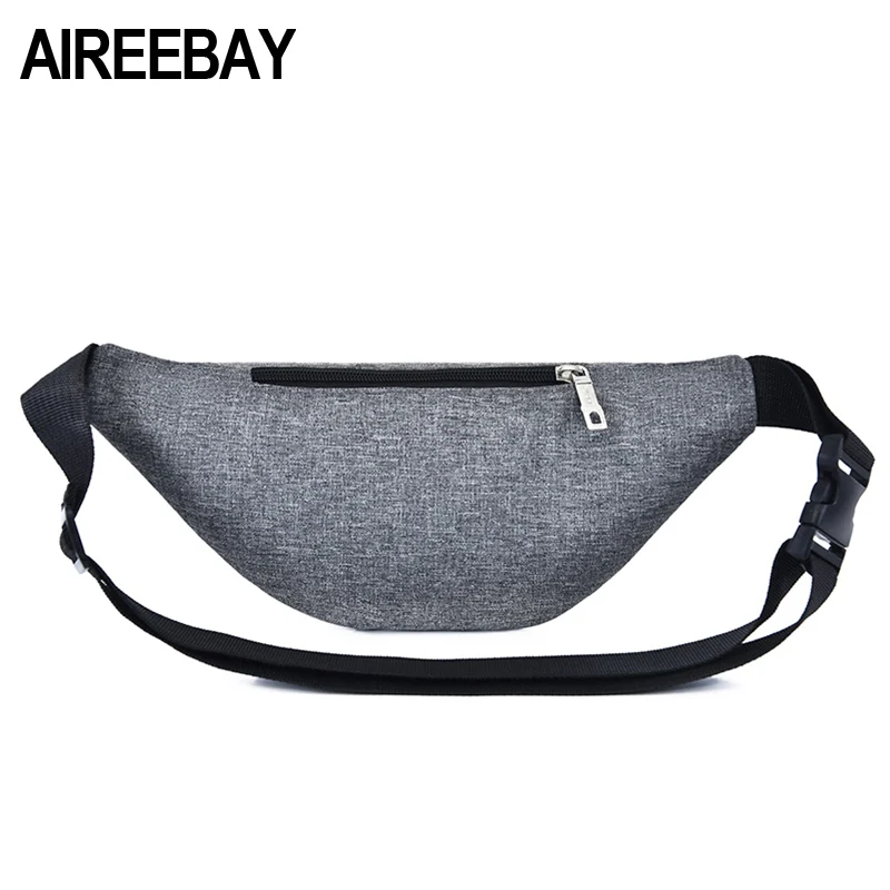 Поясная Сумка AIREEBAY для женщин модная нагрудная Сумочка унисекс с тремя карманами