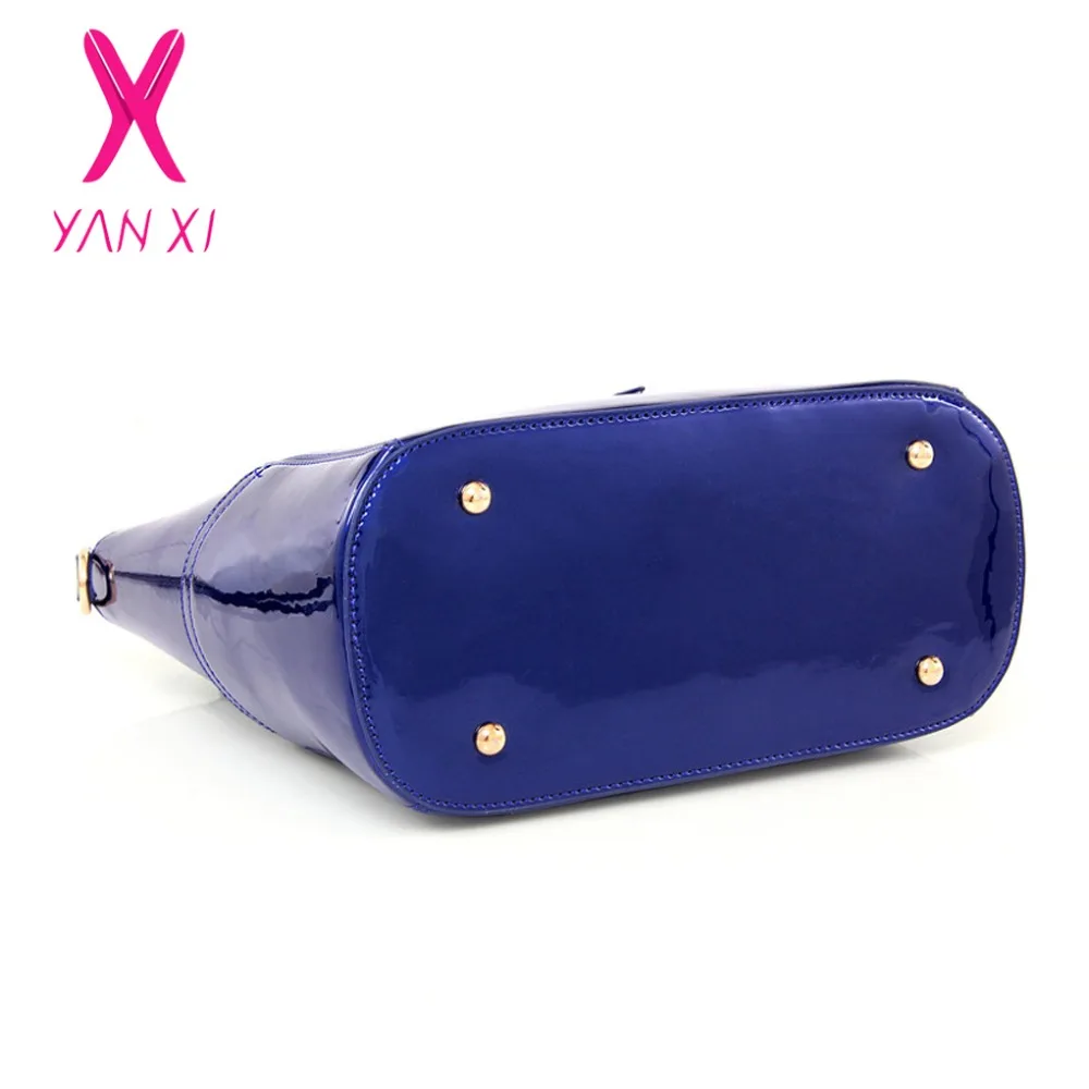 Yanxi Новый Интернет-магазин fashion леди плечо Сумка Дизайнерские синие сумки