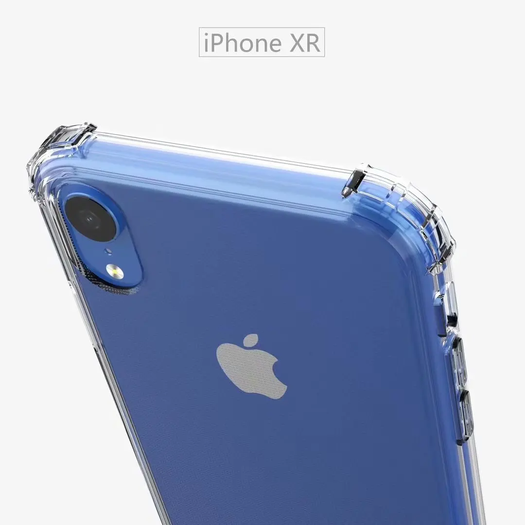 Защитный силиконовый чехол из ТПУ для iphone XS Max Мягкий противоударный на 360
