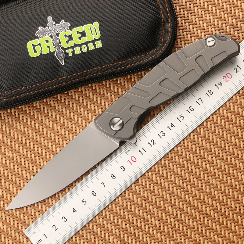 Поворотный инструмент Green thorn T F95 лезвие D2/K110 титановая ручка подшипник походный
